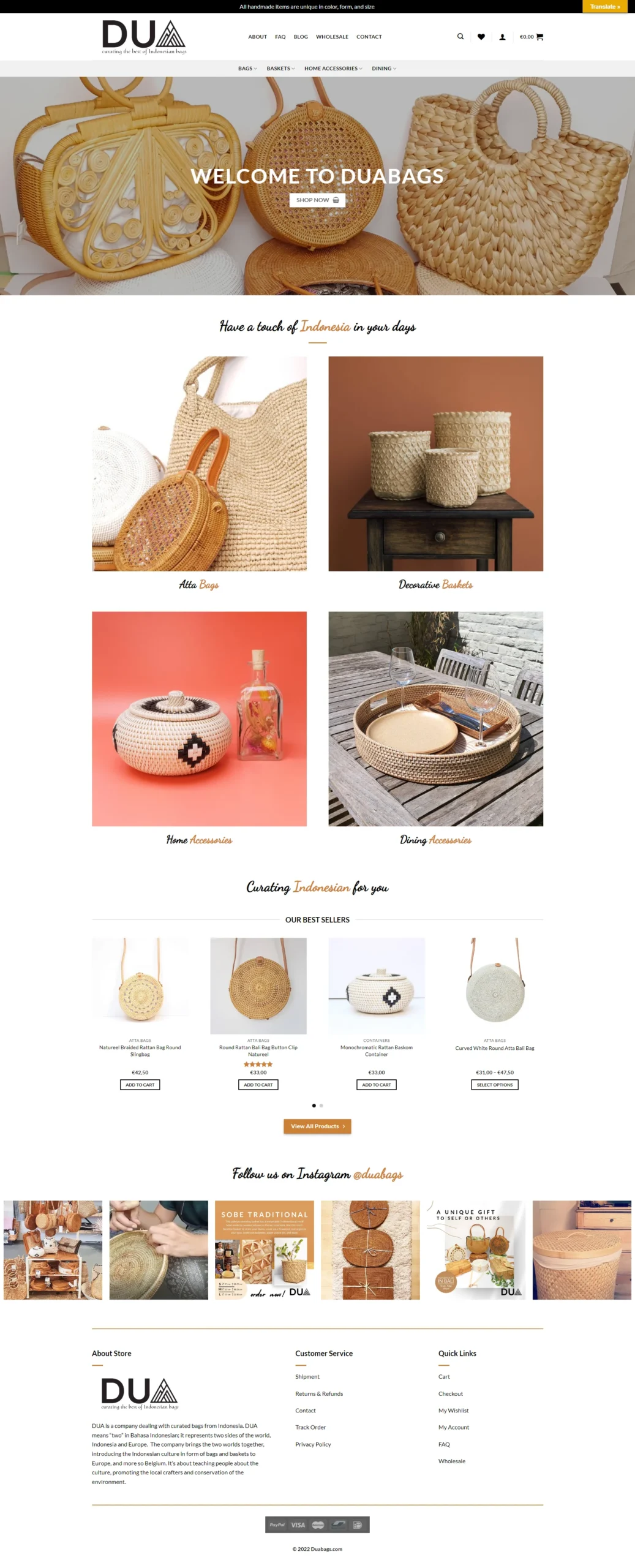 Bag Website - Aventus Digital