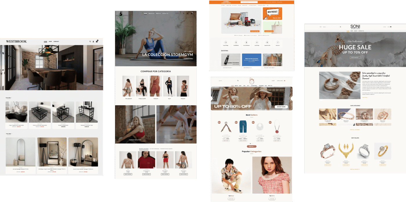 Ecommerce websites banner by Aventus Digital