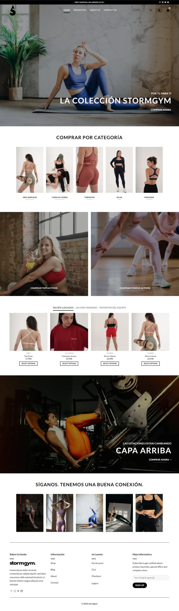 Gym Wear Website - Aventus Digital