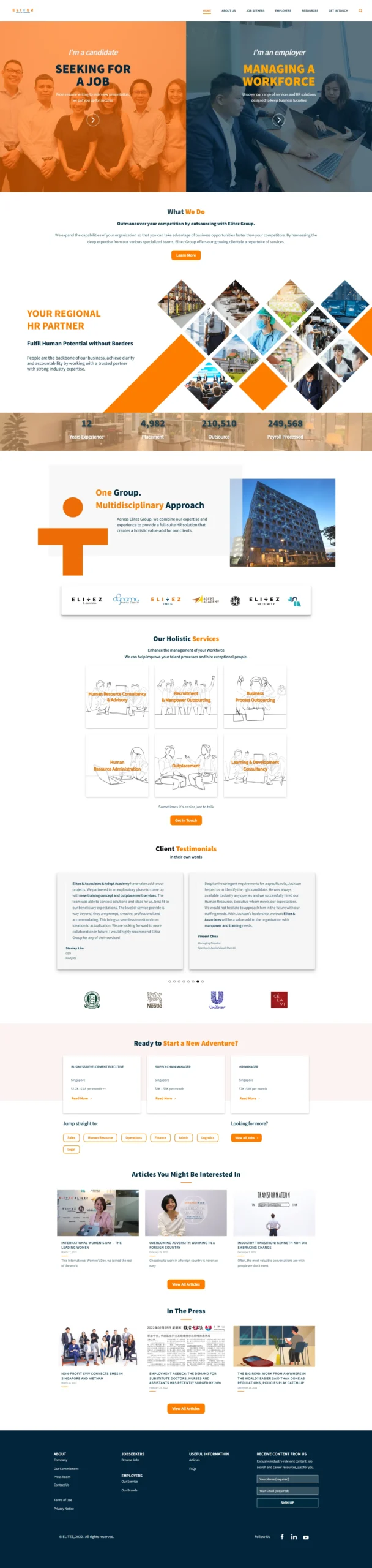 HR Website - Aventus Digital
