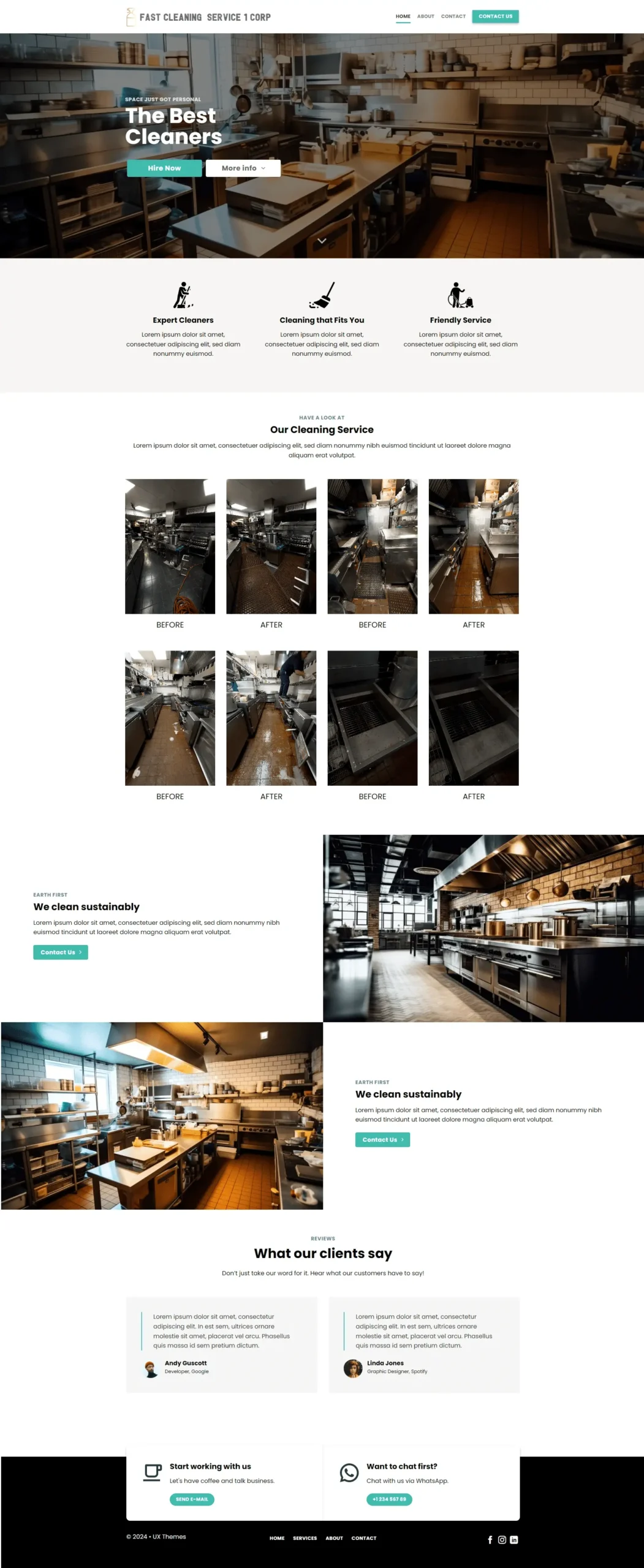 Professional Cleaning Servces - Aventus Digital