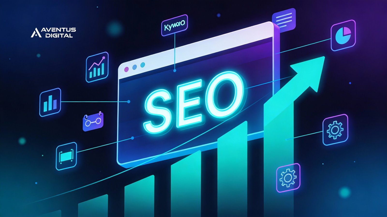 SEO banner image by Aventus Digital