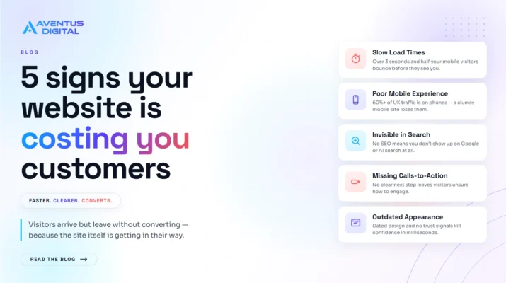 5 Signs Your Website Is Costing You Customers