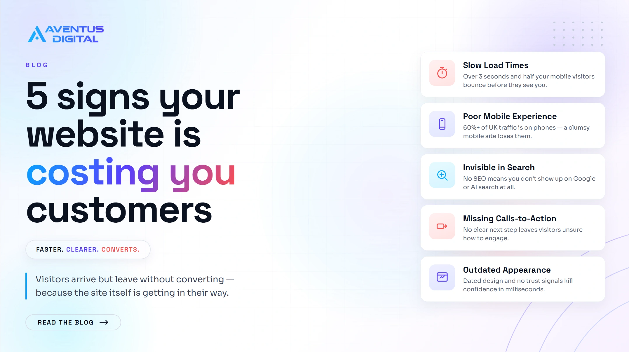 5 Signs Your Website Is Costing You Customers