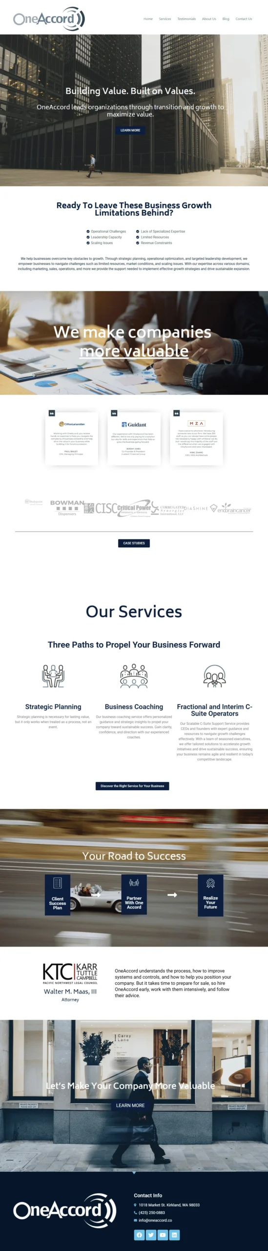 OneAccord Before Redesign
