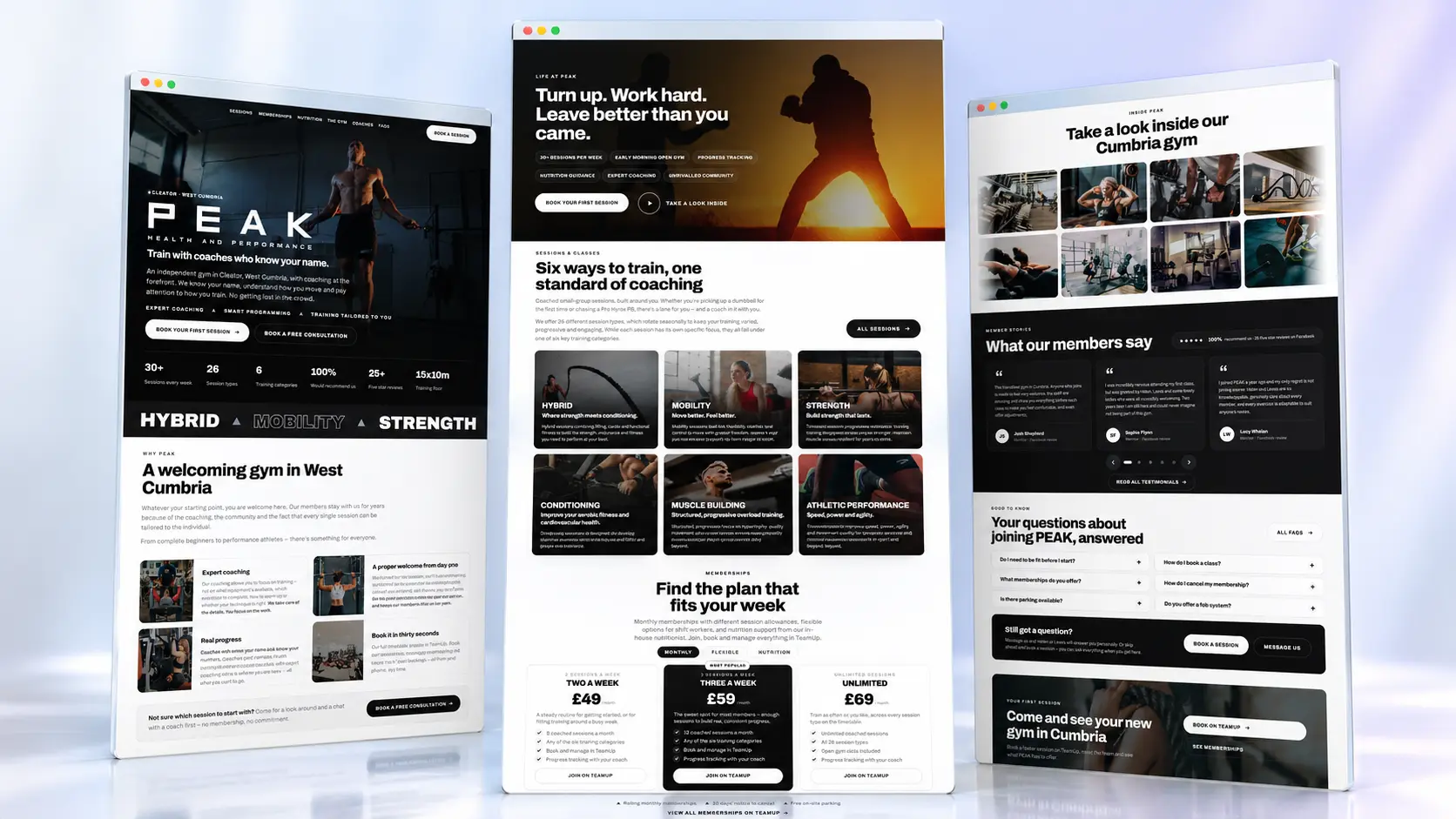 Custom WordPress website design shown on desktop and mobile
